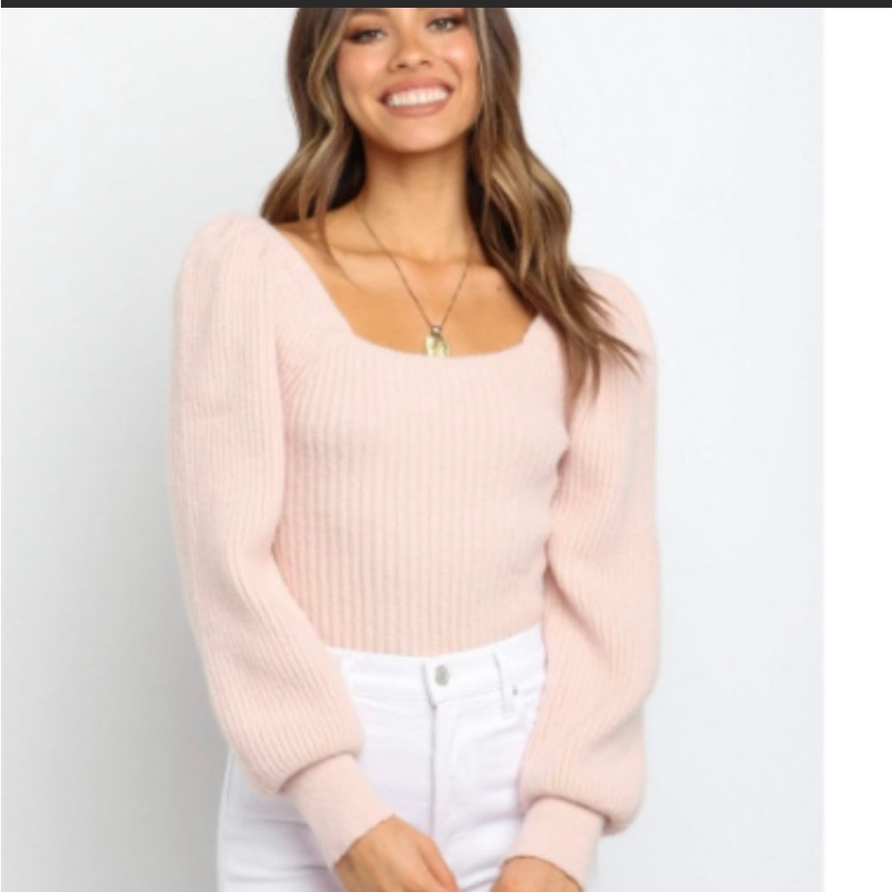Petal & Pup Irwin Knit Sweater - Blush